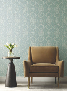 Candice Olson Pirouette Spa Decadence Wallpaper by York Wallcoverings