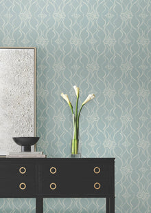 Candice Olson Pirouette Spa Decadence Wallpaper by York Wallcoverings