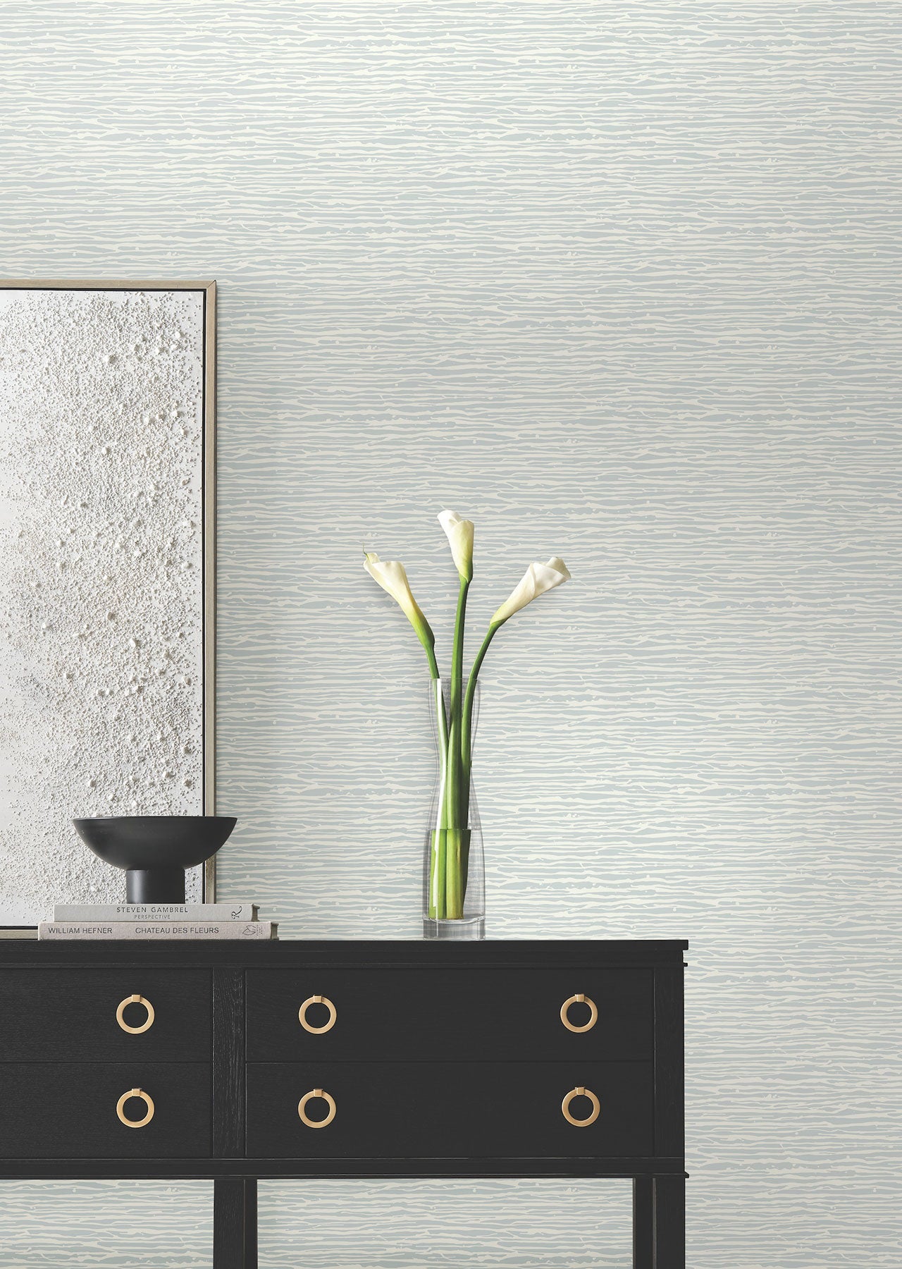 Candice Olson Horizons Blue Decadence Wallpaper by York Wallcoverings