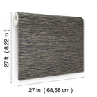 Candice Olson Horizons Charcoal Decadence Wallpaper by York Wallcoverings
