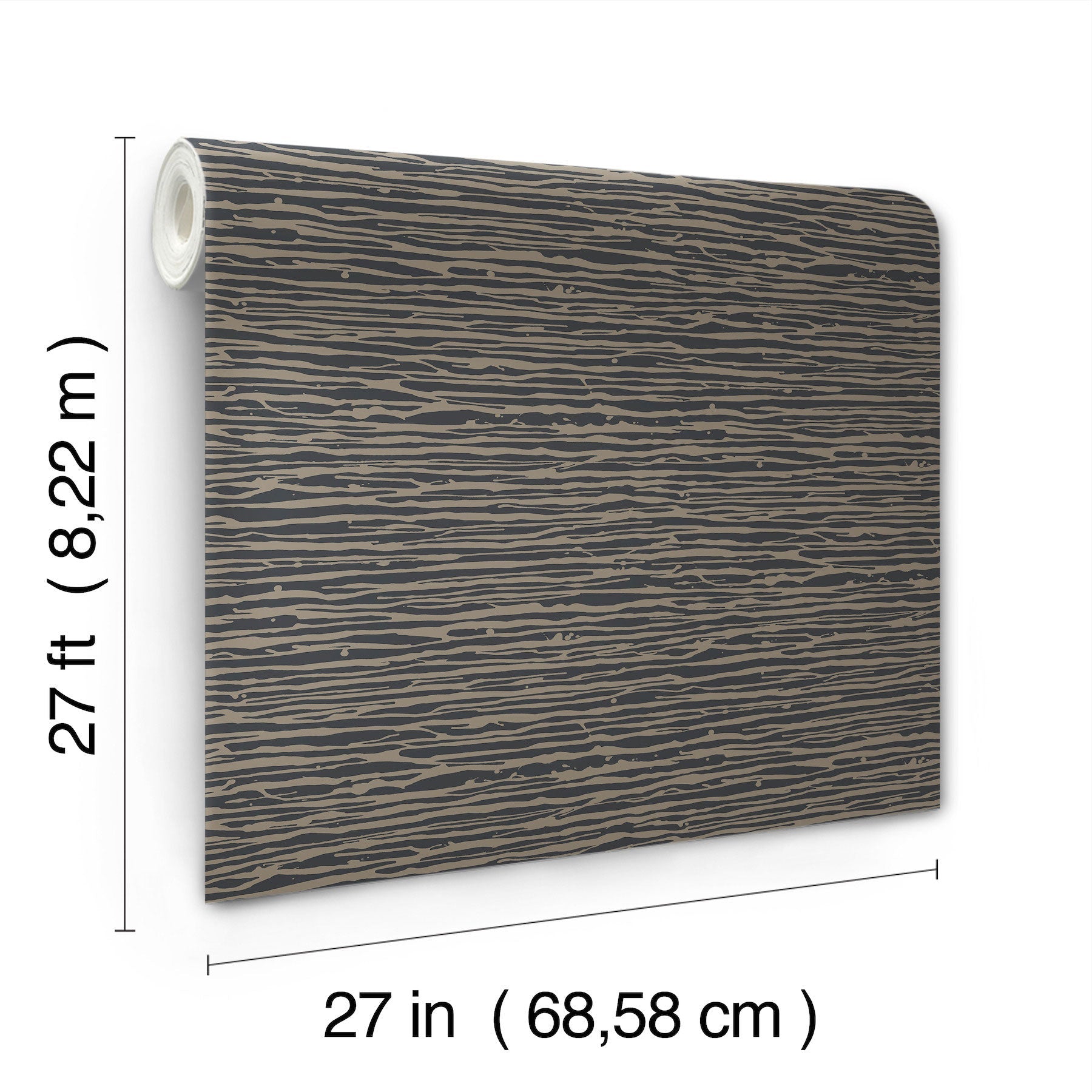 Candice Olson Horizons Charcoal Decadence Wallpaper by York Wallcoverings