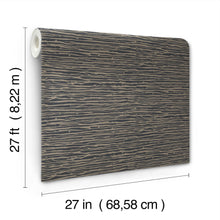 Candice Olson Horizons Charcoal Decadence Wallpaper by York Wallcoverings