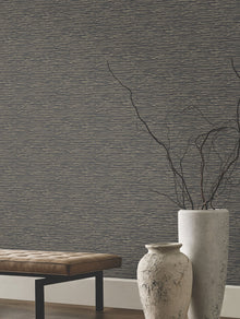 Candice Olson Horizons Charcoal Decadence Wallpaper by York Wallcoverings