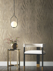 Candice Olson Zebra Chic Glint Decadence Wallpaper by York Wallcoverings