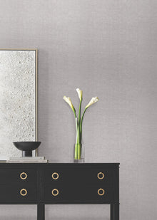 Candice Olson Woven Glimmer Silver Decadence Wallpaper by York Wallcoverings