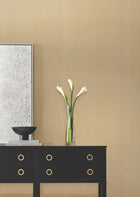 Candice Olson Woven Glimmer Antique Gold Decadence Wallpaper by York Wallcoverings