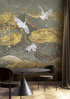 DGTRA4021-4023 Byobu Gold Mural by Masureel