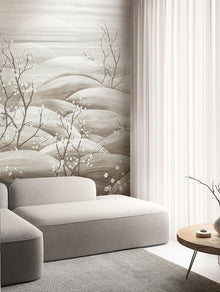DGTRA5031-5033 Sakura Silver Mural by Masureel
