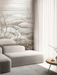 Sakura Silver Traces Mural by Masureel