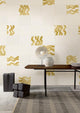 Yugen Gold Traces Mural by Masureel