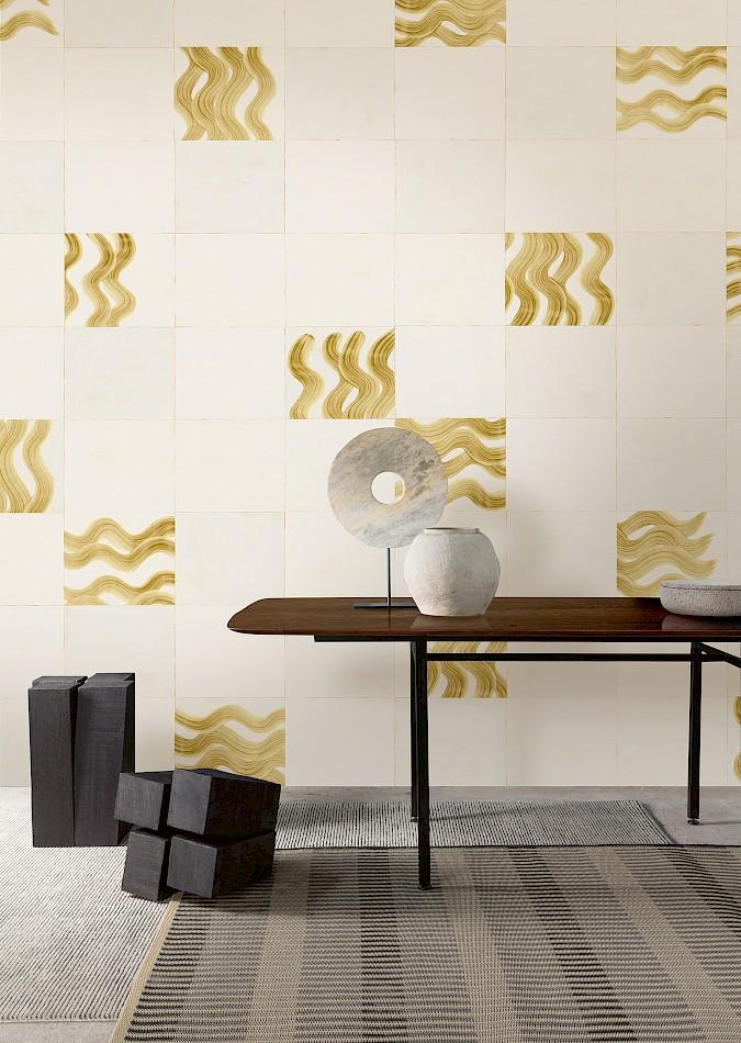 DGTRA6021-6023 Yugen Gold Mural by Masureel