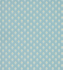 NPOF134848 Ditsy Daisy Powder Blue Pomona Fabric by Scion