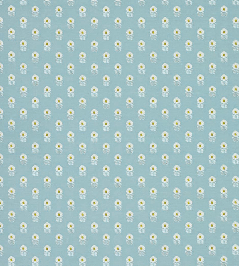NPOF134848 Ditsy Daisy Powder Blue Pomona Fabric by Scion