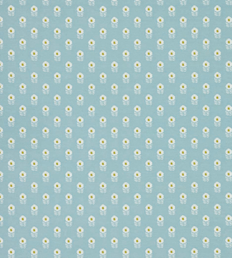 NPOF134848 Ditsy Daisy Powder Blue Pomona Fabric by Scion