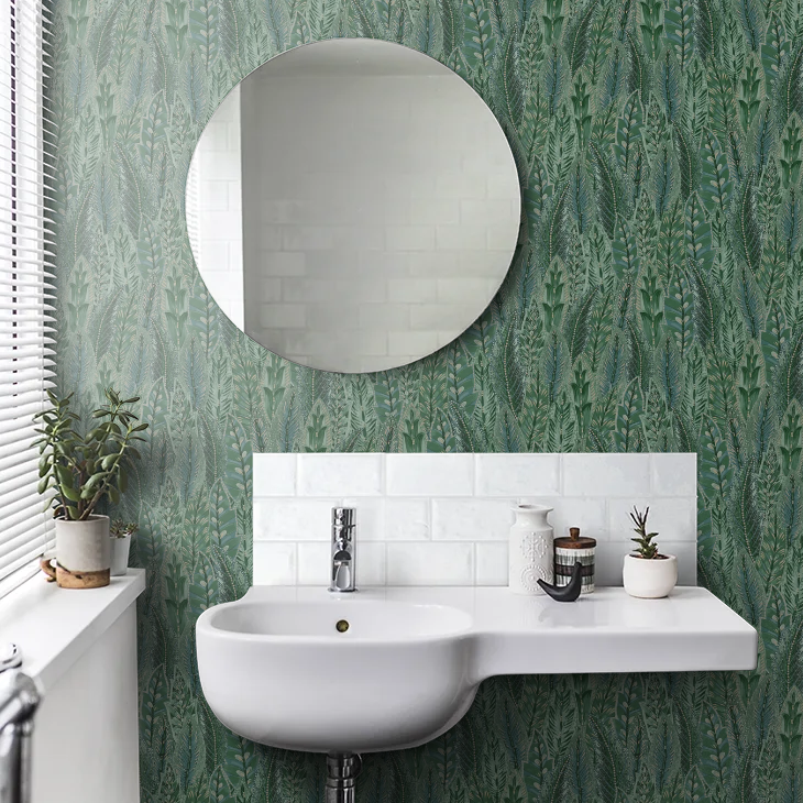 91300 Amherst Green Wallpaper by Holden Decor