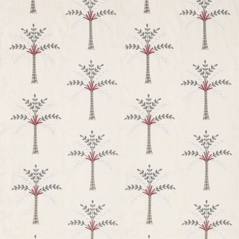 DPGR236319 Curios Palm Grove Embroidery Artichoke/Amber Fabric by Sanderson