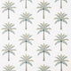 Curios Palm Grove Embroidery Teal/Green Fabric by Sanderson