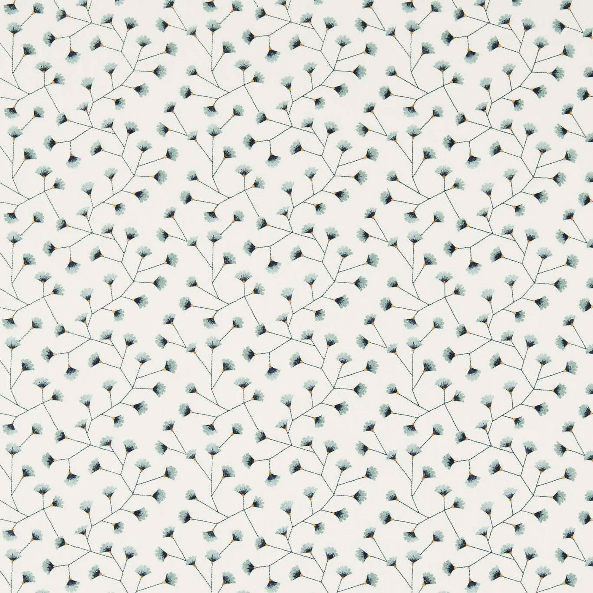 DSCA235883 Curios Gingko Trail Dijon Fabric by Sanderson