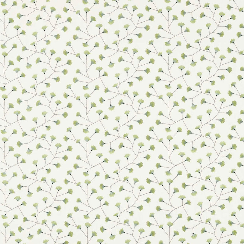 DSCA235886 Curios Gingko Trail Winter Rocket Fabric by Sanderson