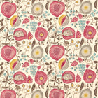 DSOH225357 Curios Peas & Pods Cherry/Linen Fabric by Sanderson
