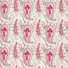 DSOH235245 Curios Jamila Coral/Aqua Fabric by Sanderson