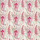 Curios Jamila Coral/Aqua Fabric by Sanderson