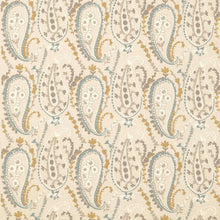 DSOH235246 Curios Jamila Wedgewood/Linen Fabric by Sanderson