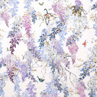 DWAP226286 Curios Wisteria Falls Amethyst Fabric by Sanderson