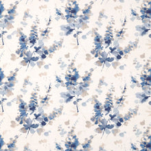 DWAP226288 Curios Delphiniums Indigo Fabric by Sanderson