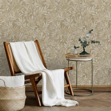 204801 Willow Trail Taupe Wallpaper by Grandeco