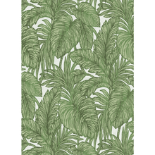 5410-07 Botanical Hacienda Leaf Green Wallpaper By Erismann