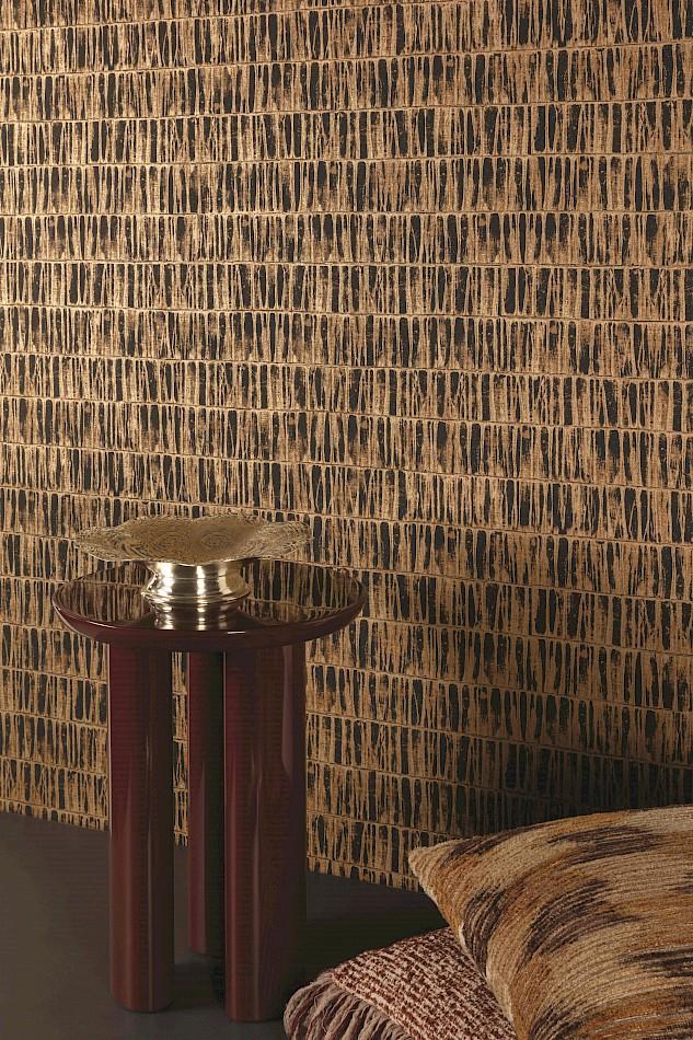 ERO303 Erosio Gold Wallpaper by Masureel