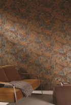 ERO401 Ebru Rust Wallpaper by Masureel