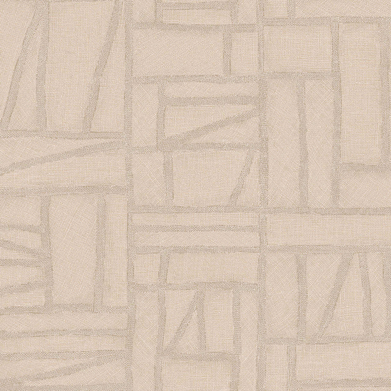 57541 Bojagi Essentials Costura Sand Wallpaper By Arte
