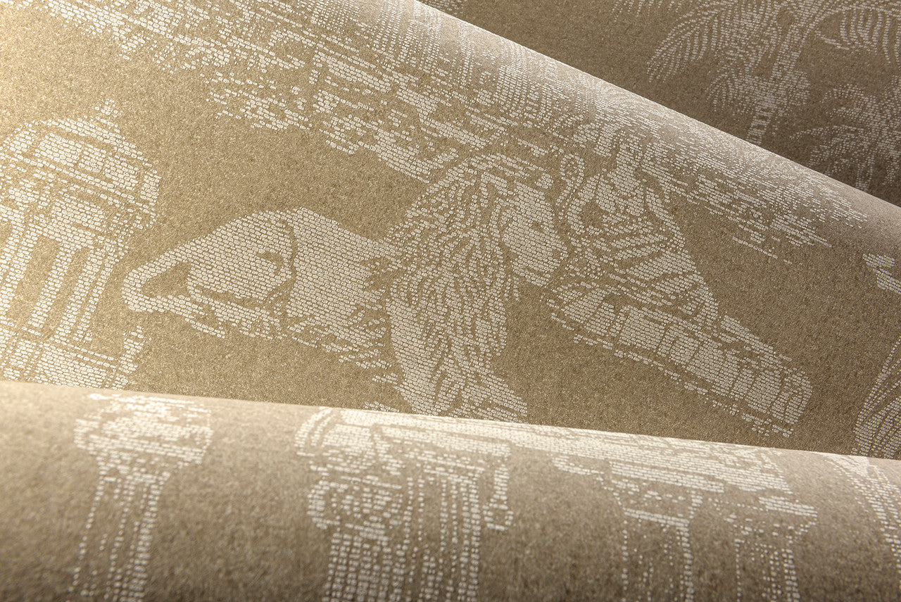 60520 Le Mythe Essentials L'Invité Sand Wallpaper By Arte