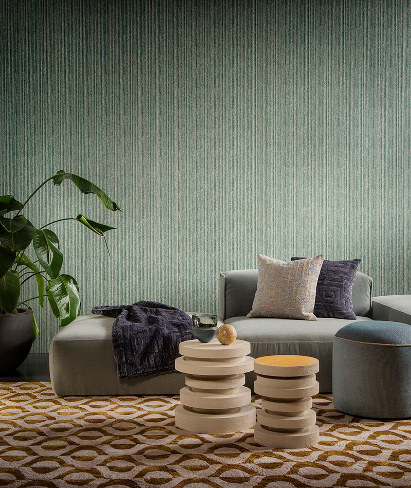 73041A Sergé Essentials Palette Malachite Wallpaper By Arte