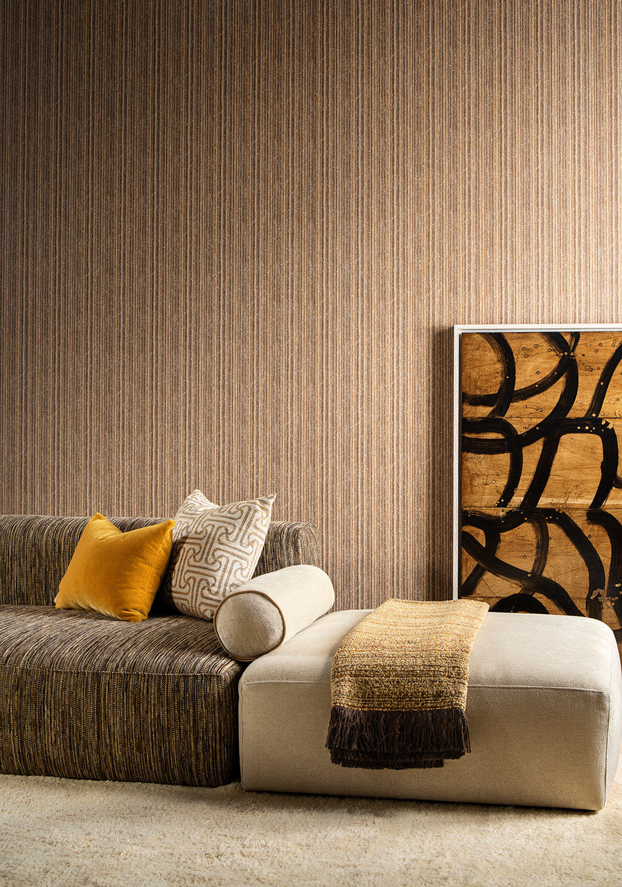 73044A Sergé Essentials Palette Mocha Wallpaper By Arte