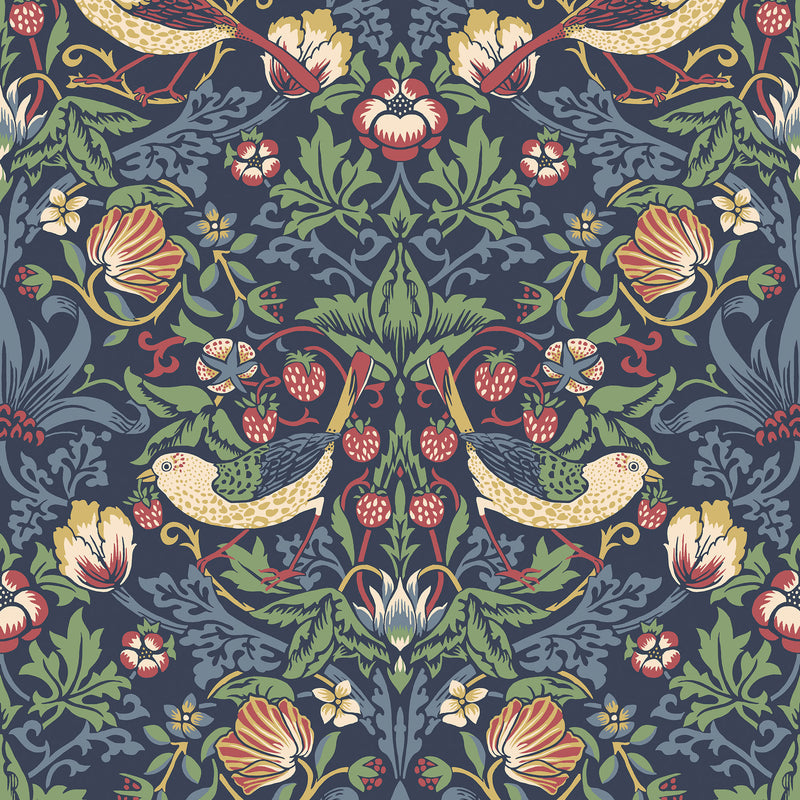 ET11202 Fragaria Garden Arts and Crafts Wallpaper By Galerie