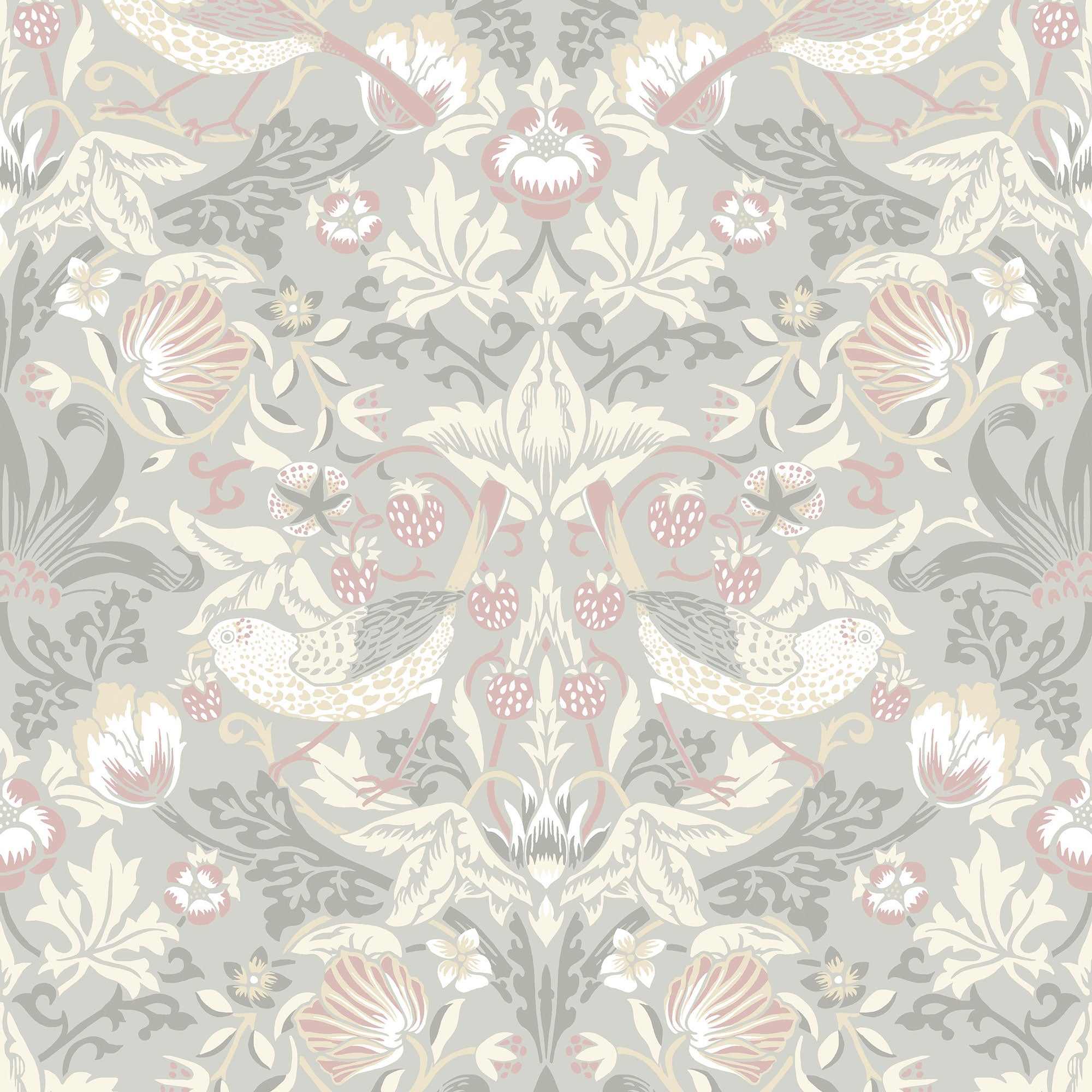 ET11208 Fragaria Garden Arts and Crafts Wallpaper By Galerie