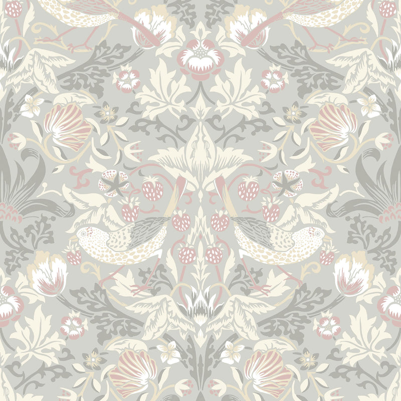 ET11208 Fragaria Garden Arts and Crafts Wallpaper By Galerie