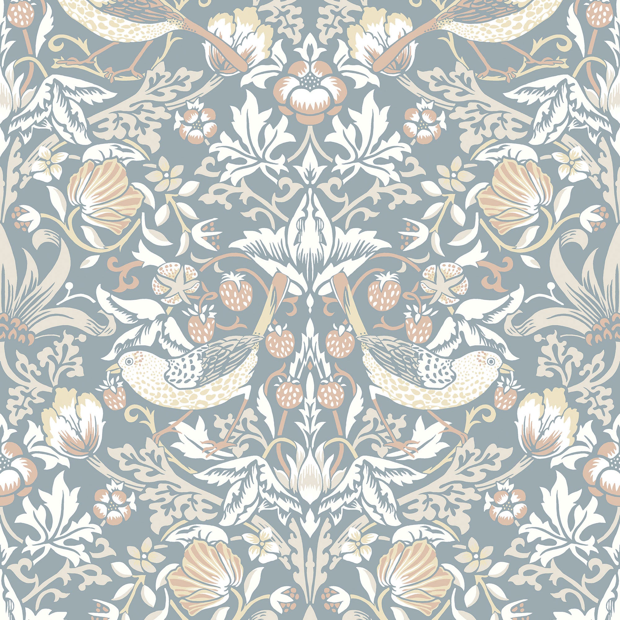 ET11222 Fragaria Garden Arts and Crafts Wallpaper By Galerie