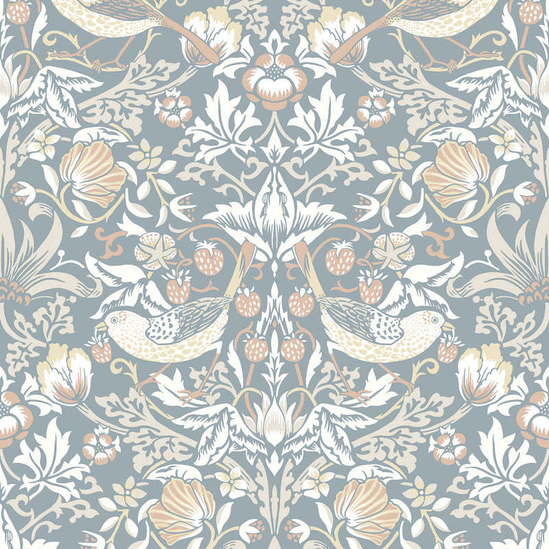 ET11222 Fragaria Garden Arts and Crafts Wallpaper By Galerie