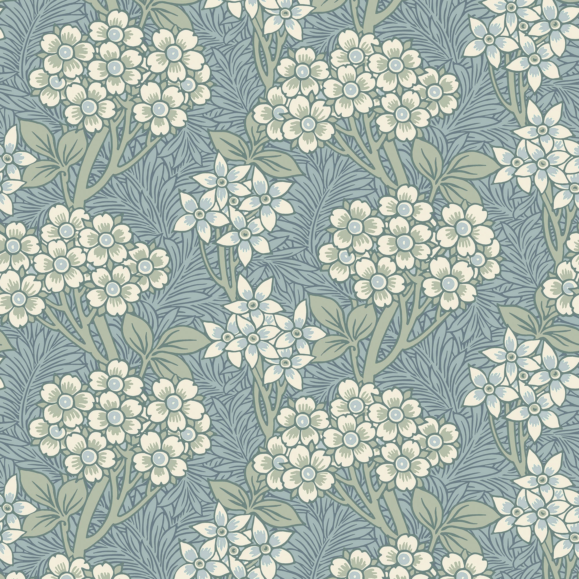 ET12004 Floral Vine Arts and Crafts Wallpaper By Galerie