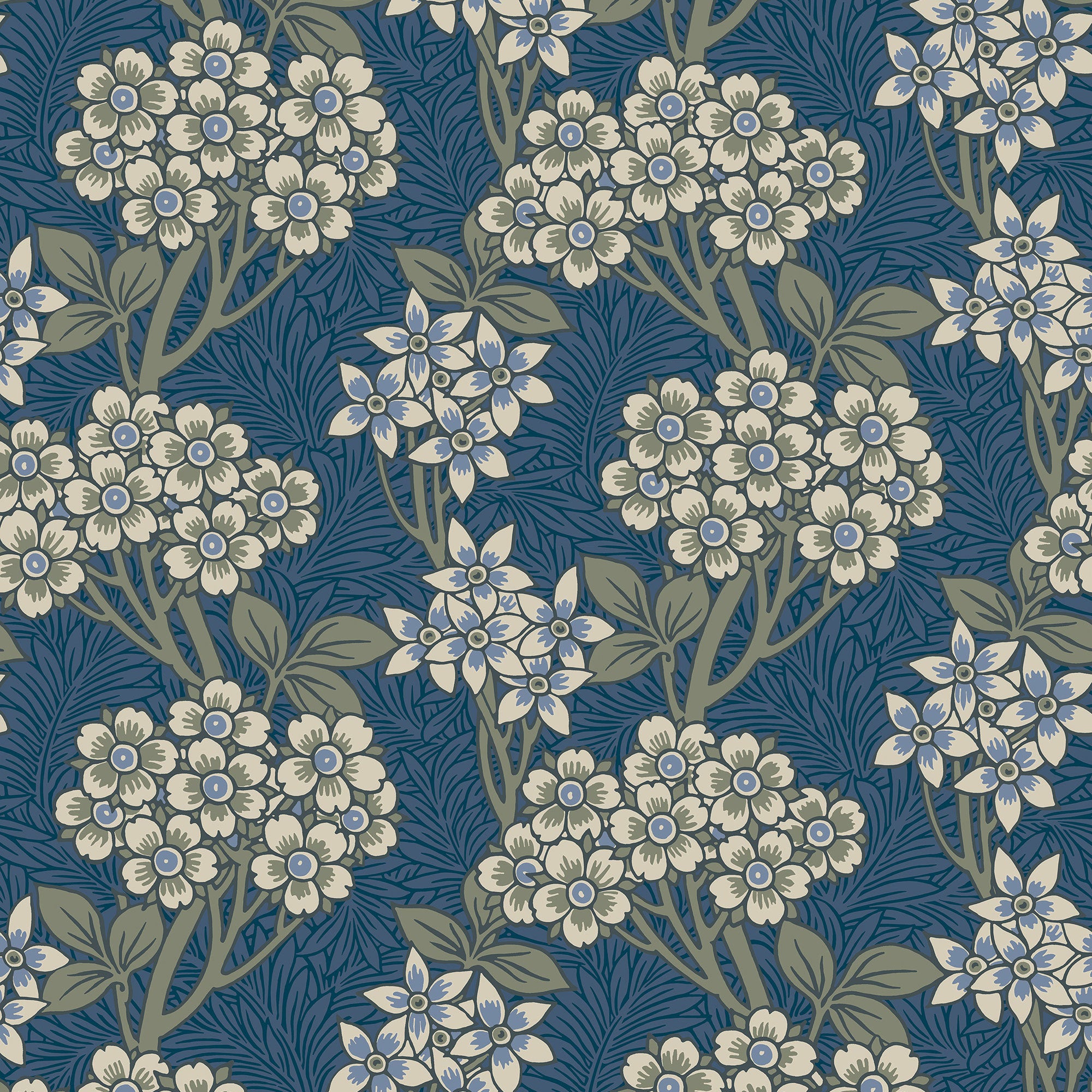 ET12012 Floral Vine Arts and Crafts Wallpaper By Galerie