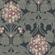 Floral Hydrangea Arts and Crafts Wallpaper By Galerie