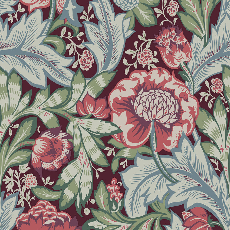 ET12301 Acanthus Garden Arts and Crafts Wallpaper By Galerie