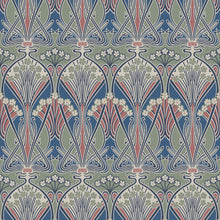 ET12412 Dragonfly Damask Arts and Crafts Wallpaper By Galerie