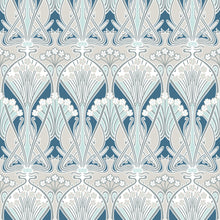 ET12414 Dragonfly Damask Arts and Crafts Wallpaper By Galerie