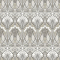 Dragonfly Damask Arts and Crafts Wallpaper By Galerie