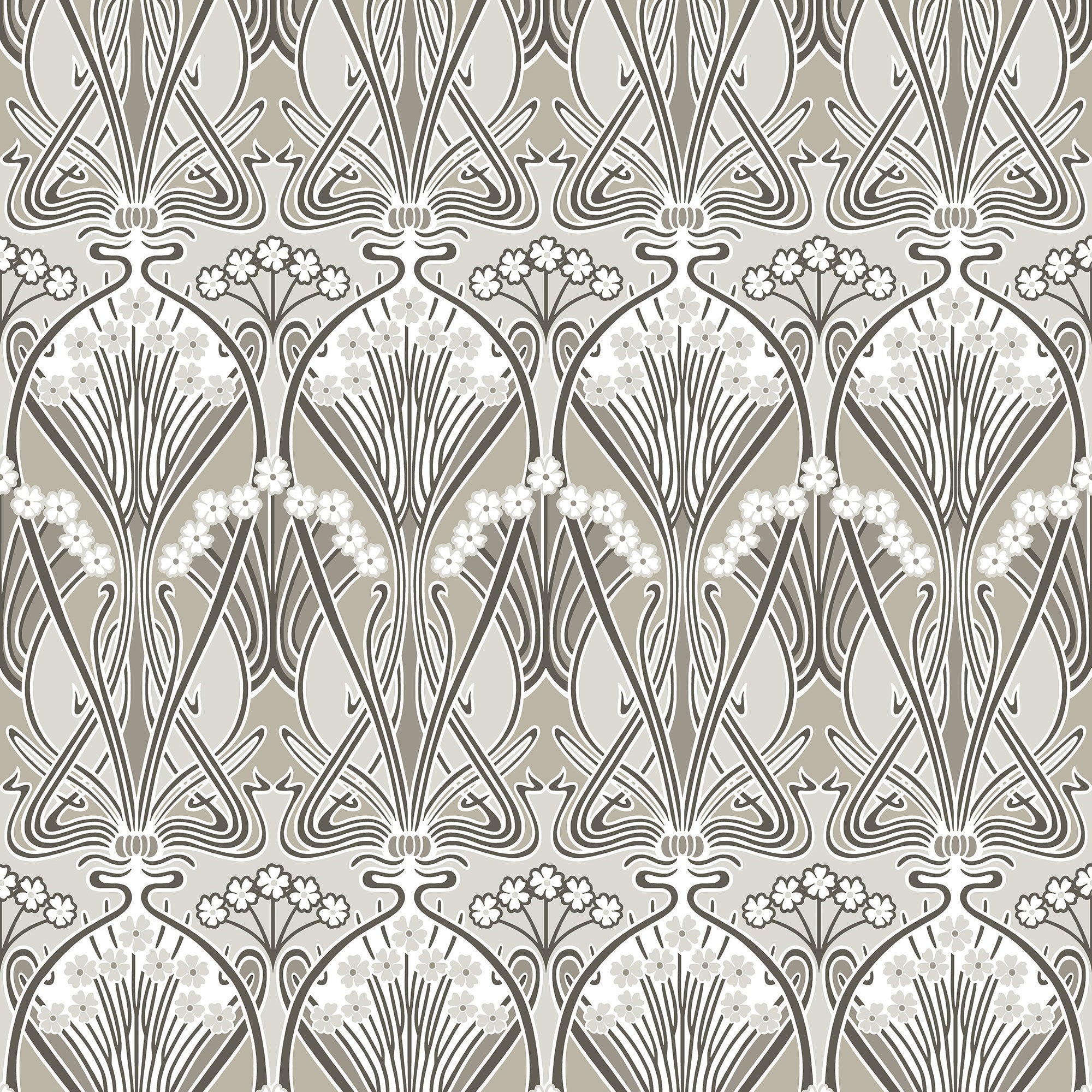 ET12416 Dragonfly Damask Arts and Crafts Wallpaper By Galerie